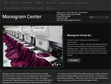 Tablet Screenshot of monogramcenter.com